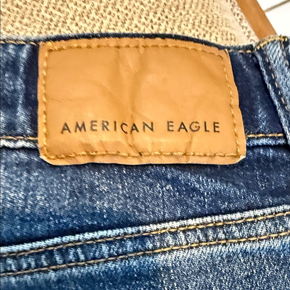 American Eagle Outfitters Men's Dark Blue Relaxed Jeans - Picture 3 of 6